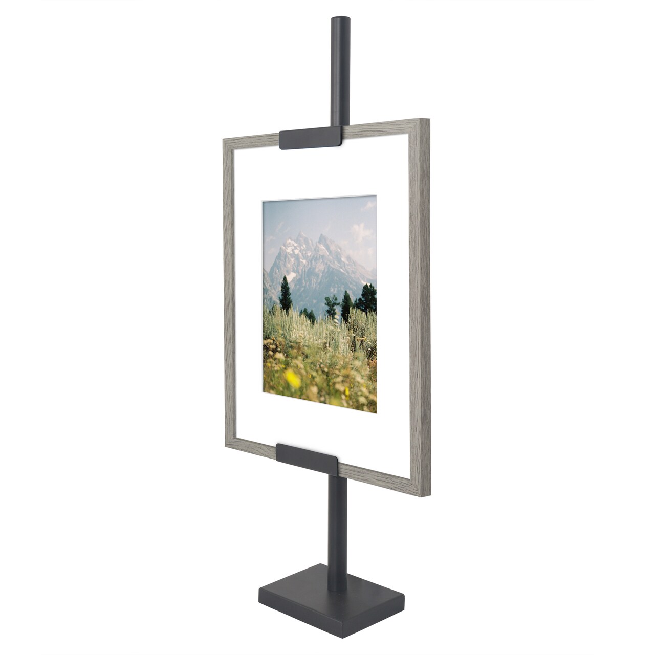 Americanflat Easel Stand - Adjustable Frame Stand - Black